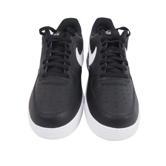 Nike Air Force 1 '07 Black White Sneakers Leather Men Shoes Classic - Picture 5 of 12